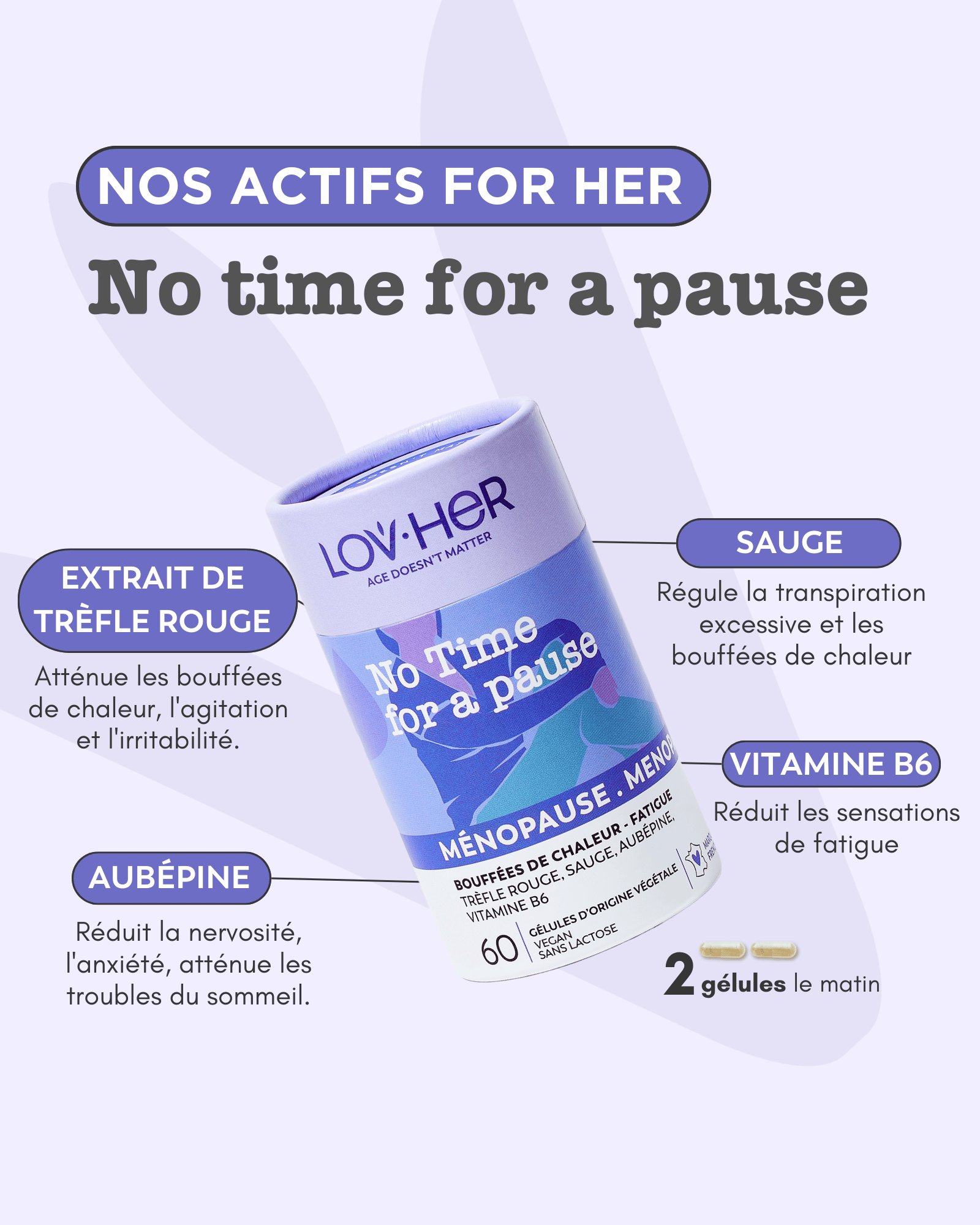 NO TIME FOR A PAUSE : bien-être et énergie