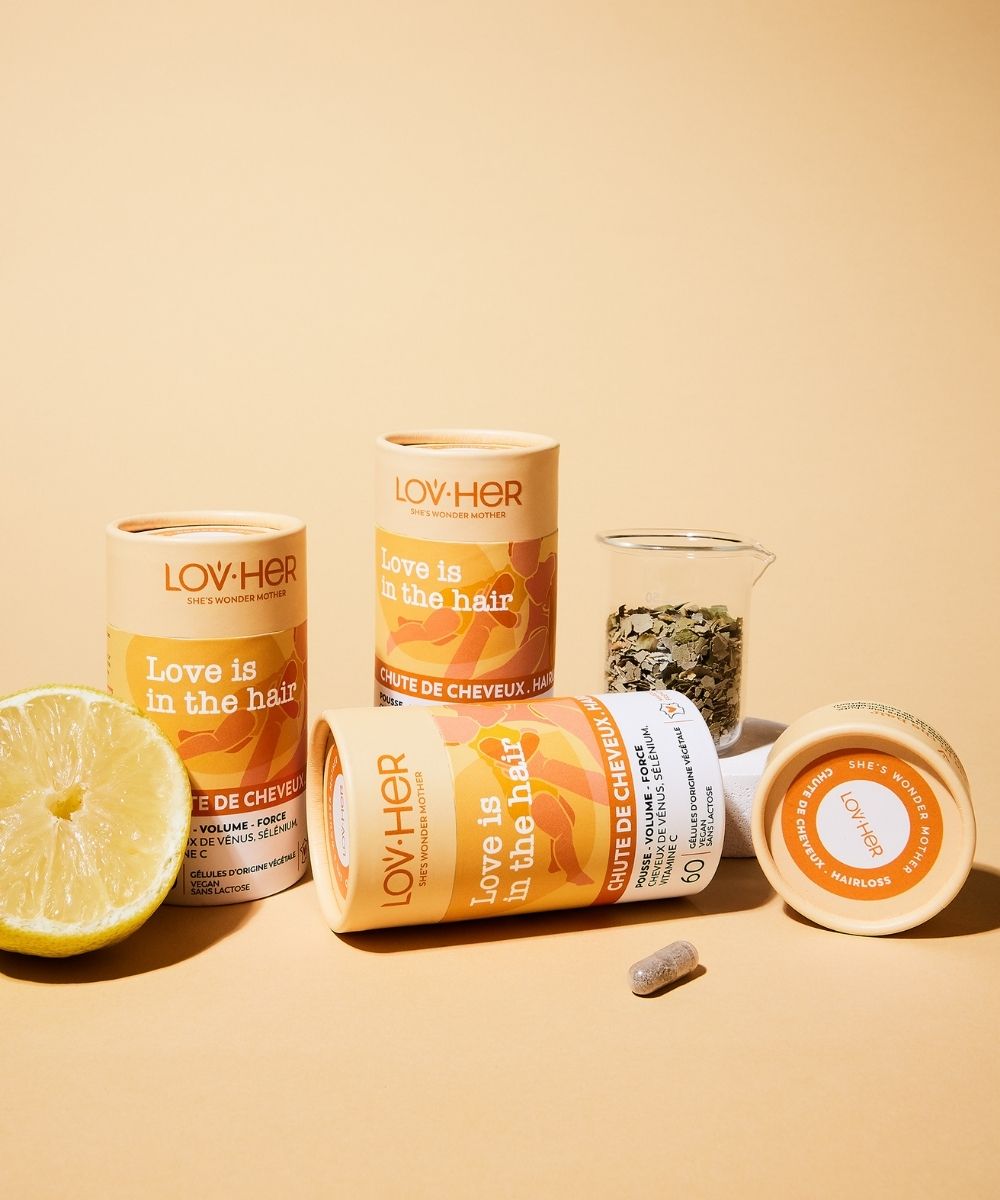 Cure 3 mois Love is in the Hair complément anti-chute repousse LOVHER