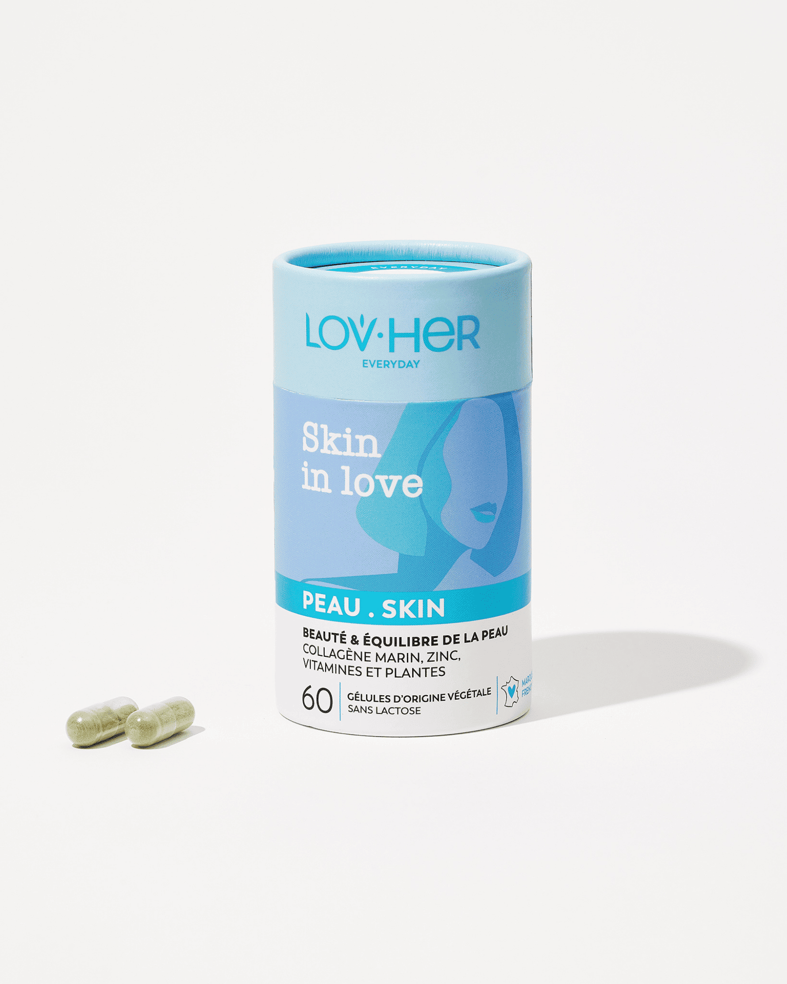 SKIN IN LOVE : Peau - Beauté et équilibre - collagène marin, zinc