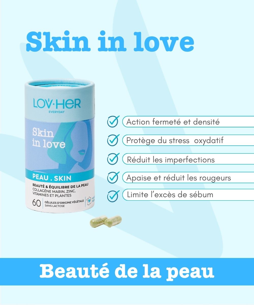Bénéfices Skin in Love anti-imperfections anti-âge équilibre peau LOVHER