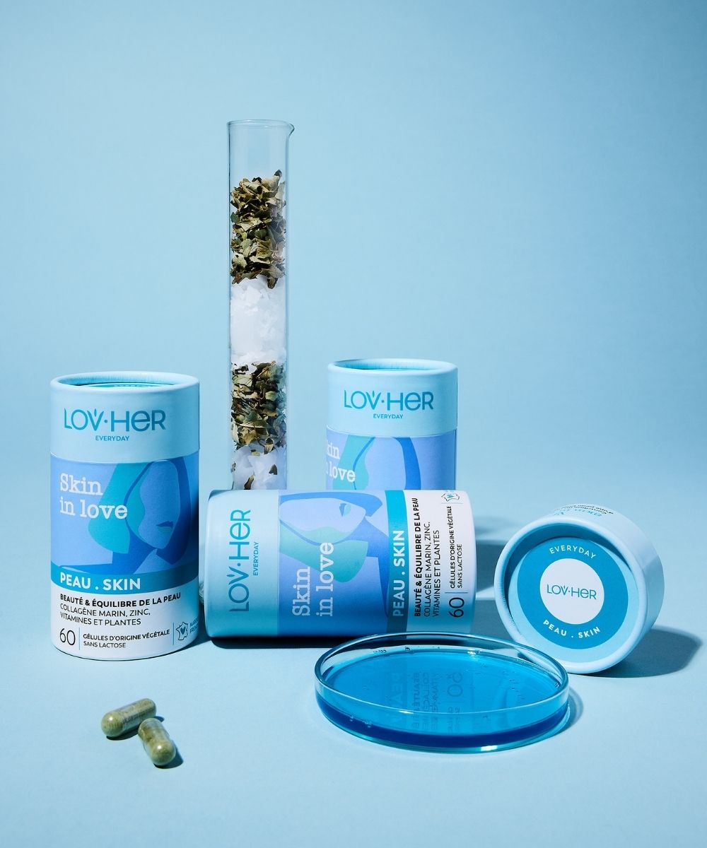 Cure 3 mois Skin in Love complément anti-âge beauté peau LOVHER