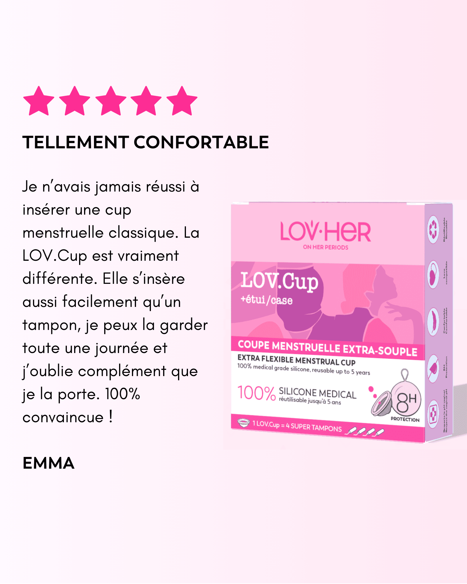 LOV.CUP: extra soft menstrual disc-cup 