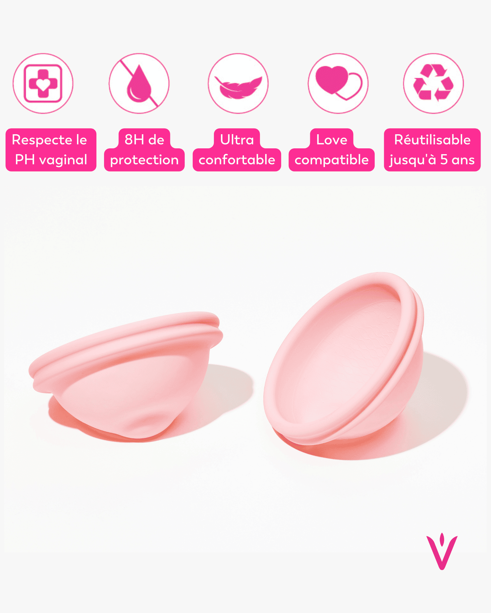 LOV.CUP: extra soft menstrual disc-cup 