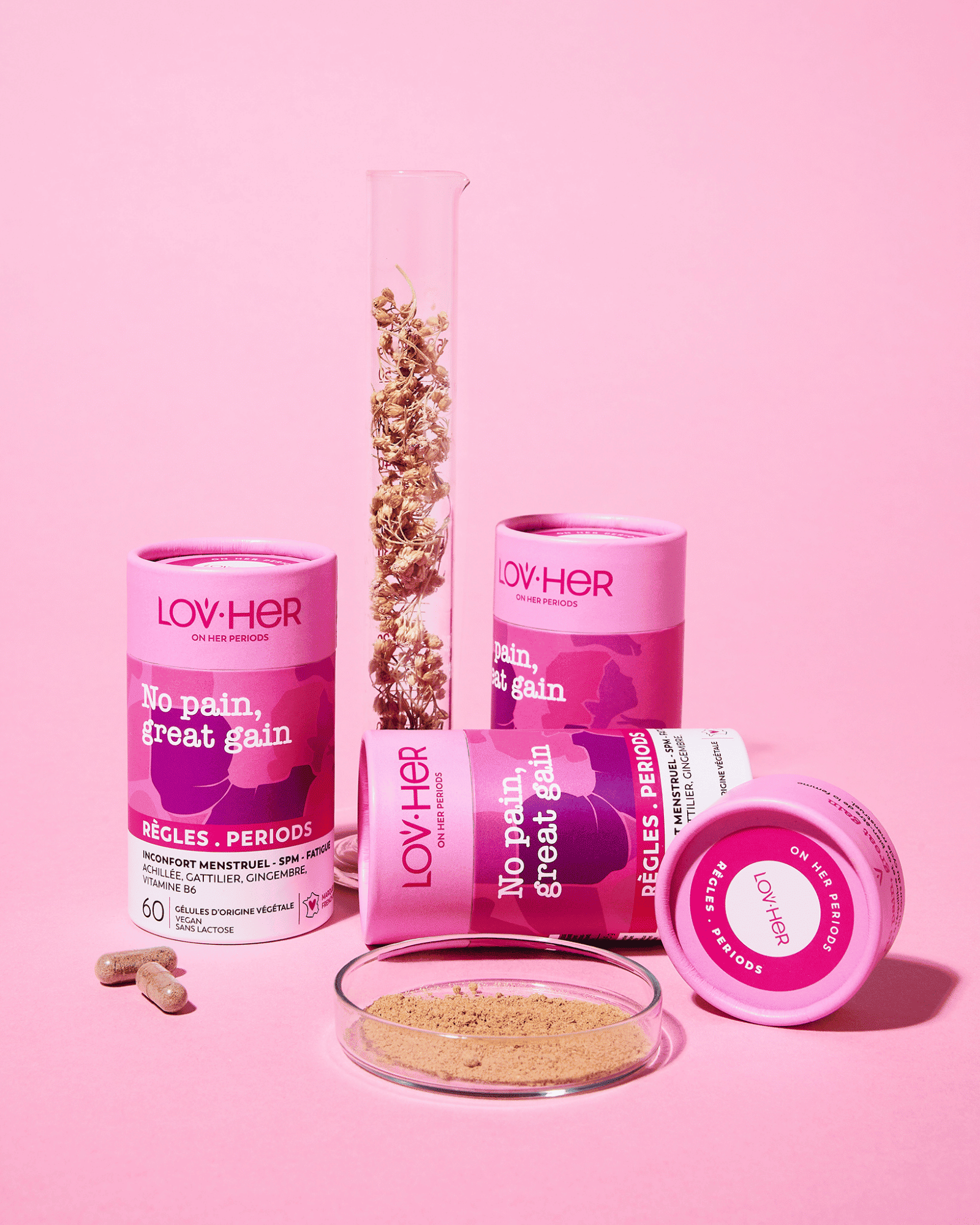 NO PAIN, GREAT GAIN: menstrual comfort & PMS