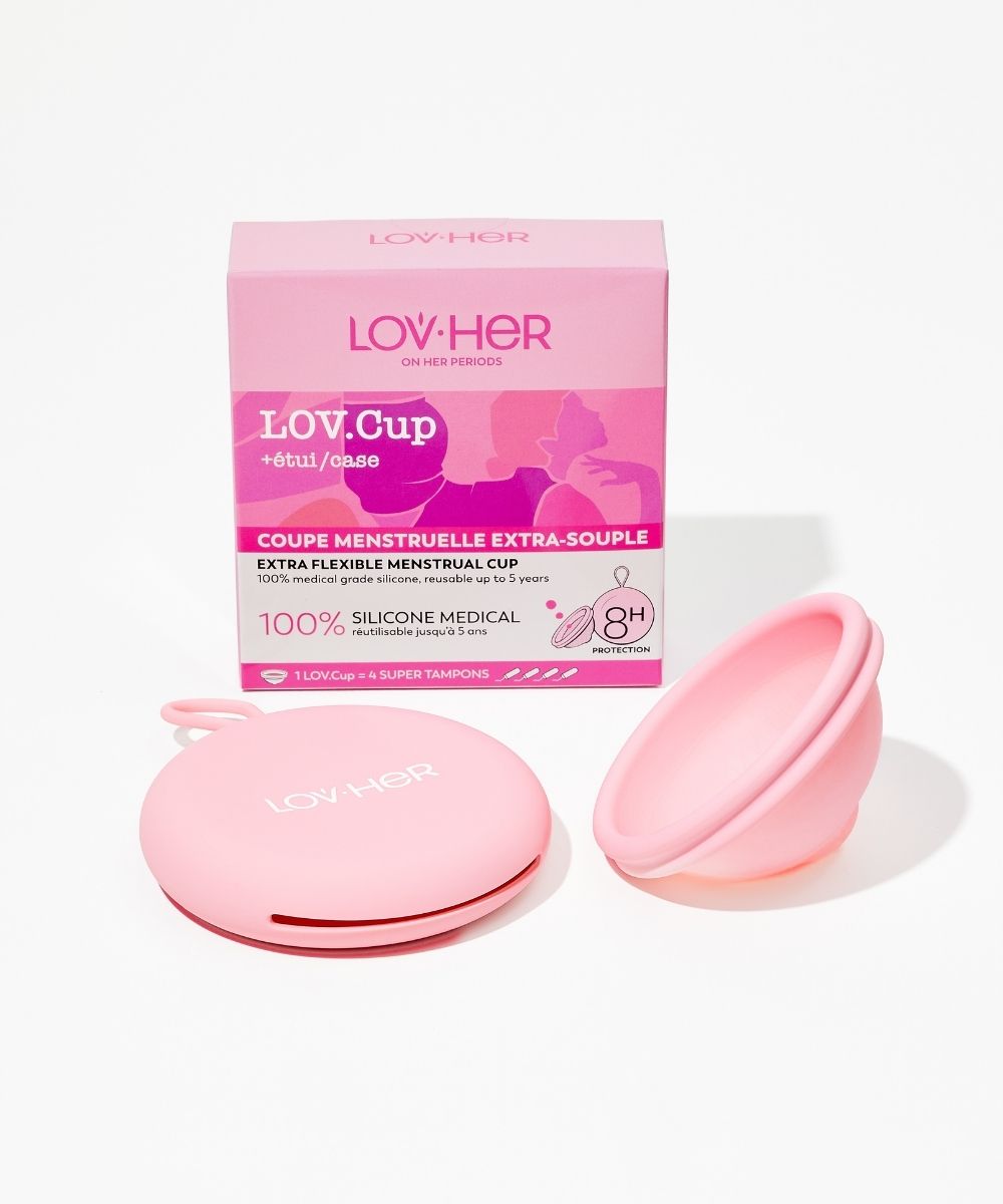 LOV.Cup coupe menstruelle extra-flexible 100% silicone médical LOV·HER