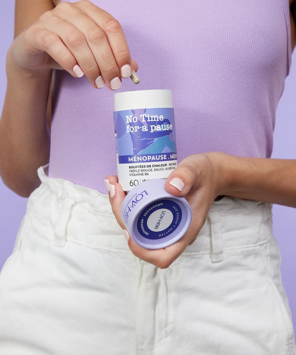 Femme confort ménopause No Time for a Pause complément naturel LOV·HER